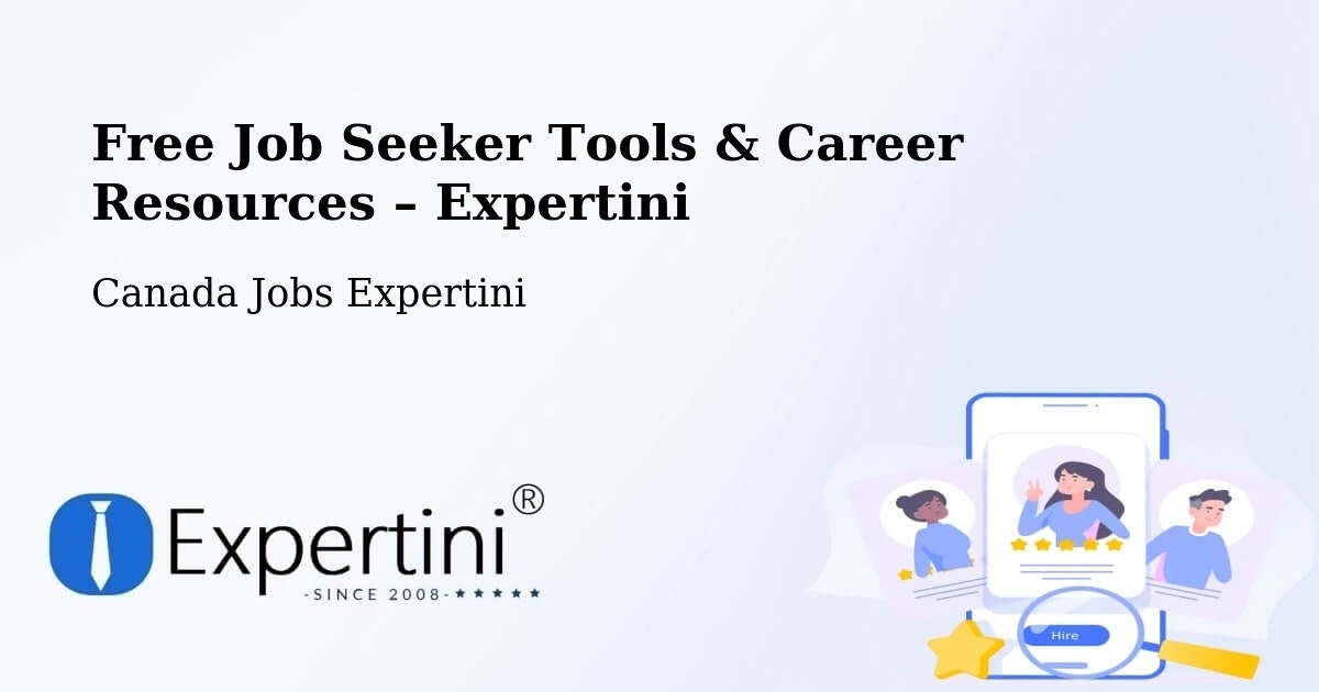 Free Job Seeker Tools & Career Resources – Belleville - Belleville, Canada Jobs Expertini